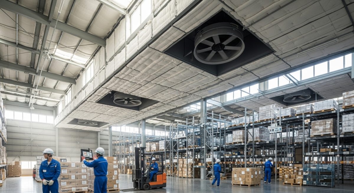  倉庫サーモバリア遮熱と換気対策を組み合わせた最適環境づくり | ブログ