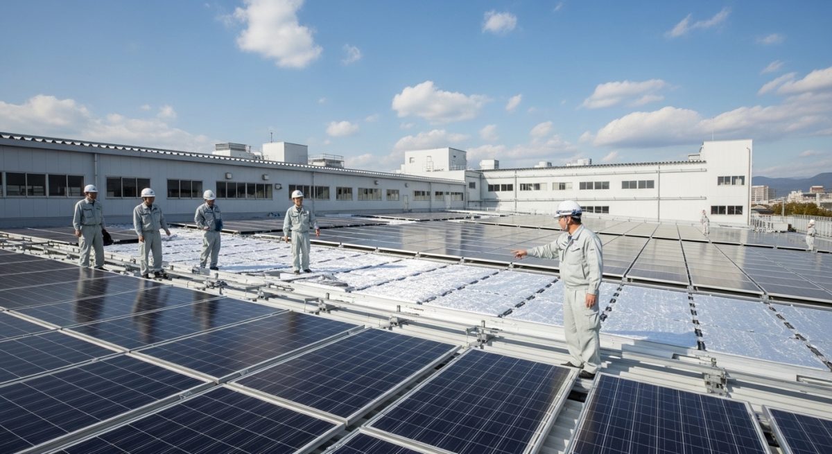 工場屋根遮熱サーモバリアと太陽光発電の併用は可能か | ブログ