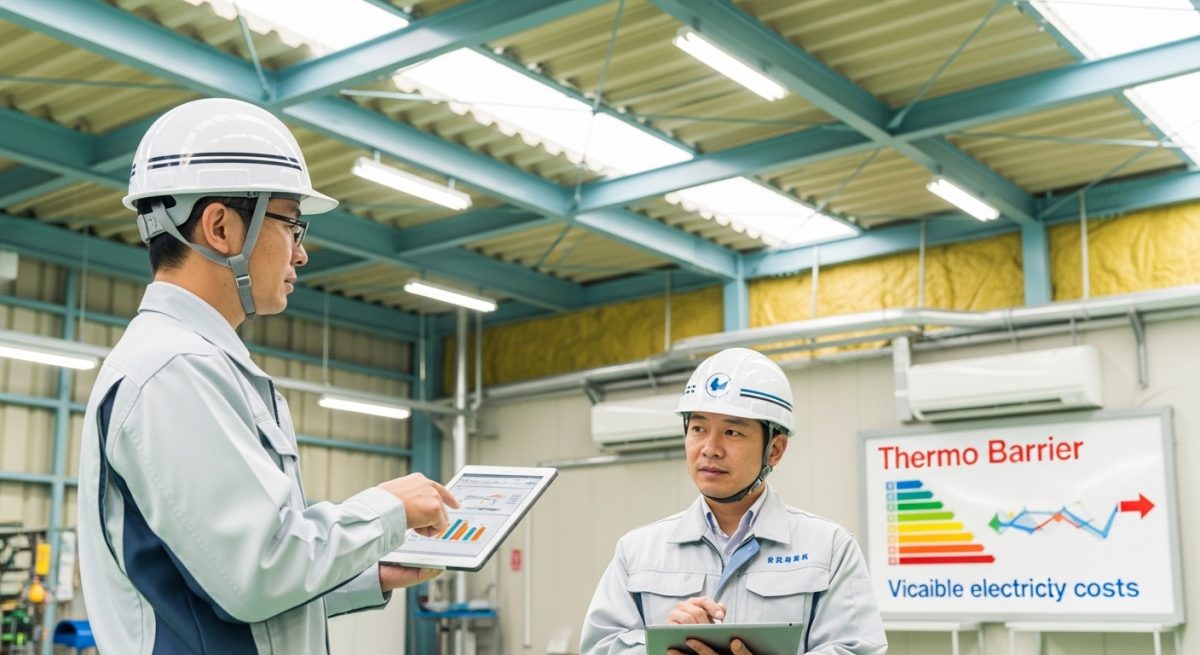 工場遮熱サーモバリアで電気代はどれくらい削減できるのか | ブログ