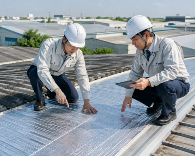 工場の屋根が古い…遮熱と雨漏り対策は同時にできる？ | ブログ