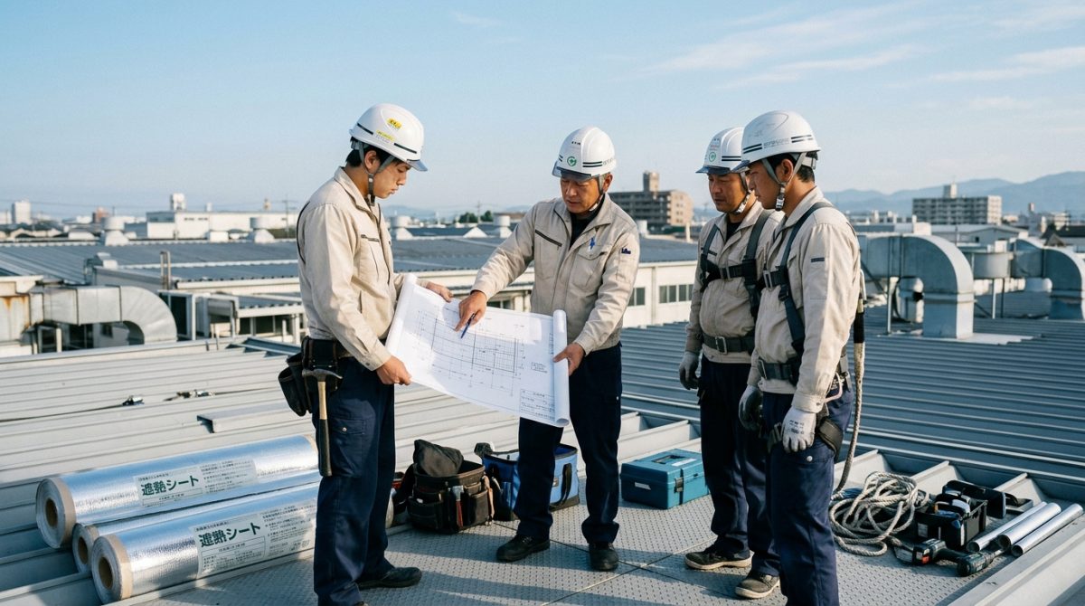 遮熱工事は自社施工？下請け任せの見分け方と仕上がりの品質に出る違い | ブログ